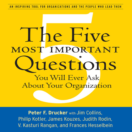 Title details for The Five Most Important Questions by Peter F. Drucker - Wait list